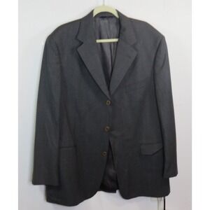 Brooks Brothers 346 Suit Jacket 44R Gray Wool Blazer Stretch EUC